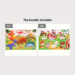 30Pcs Wooden Puzzles For Kids - Animal, Dinosaur & Cartoon Themes With Fire Trucks, Police Cars & Construction Vehicles - Educational Toys For Hand-Eye Coordination, Problem-Solving & Cognitive Development - Vibrant Colors, Durable Wooden Flat Puzzles For Kindergarten & Early Learning Gifts, Kids Learning Games | Cartoon Vehicles | Safe For Kids, Puzzles For Toddlers - Image 21
