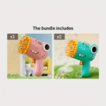 40-Hole Handheld Dinosaur Bubble Machine Fully Automatic Toy Bubble Gun Without Battery Without Bubble Liquid Outdoor Wedding Activity Props Gatling Multi-Hole Bubble Gun Christmas Toy Gift - Image 6