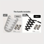 1Pair No-Tie Shoelaces With Buckles For Sneakers Sports Shoes - Image 27