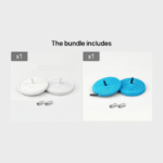 Elastic No-Tie Sneaker Laces With Metal Lock - Quick-Lock Twist Rope Design, Light Blue & White, Comfortable For Casual & Sports Footwear, Casual Footwear, Sleek Shoe Design, Secure Fit Footwear - Image 29