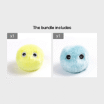 Petgravity Interactive Cat Plush Toy Ball With Squeaky Sound & Motion - Fluffy Fuzzy Soft Training Ball With Expressive Eyes, Multi-Color Options (Pink, Yellow, Blue) -- Safe For All Cat Breeds & Sizes, Indoor Play - Image 20