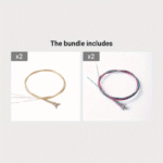 6Pcs/Set Of High-Quality Acoustic Guitar Strings - A Set Of 6 Replacement Copper Guitar Strings | High-Quality Accessories Suitable For Acoustic Guitars - Image 9