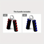 1-Pack Foam Hand Gripper With 24.95Kg Strength, Ergonomic Non-Slip Grip & Springs - Red/Blue For Home Gym, Crossfit, Wrist & Arm Strength Training, Hand Grip Strengthener - Image 7