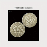 Popular Choice Popular Choice Floral Yes/No Letter Ornaments, Silvery-Grey Copper Commemorative Coin Collection, Challenge Coin For Collectors And Souvenirs Party Supplies - Image 5