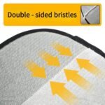 Upgraded Large Pet Static Hair Removal Gloves - Black Polypropylene Cat Grooming Gloves With Yellow Accents, 24.99Cm*17.98Cm, Efficient Pet Hair And Dander Removal, Essential Tool For Cats And Dogs | Stylish Pet Accessory | Durable Care Gloves - Image 5