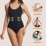1Pc High-Compression Women'S Shapewear Bodysuit | Backless, Adjustable Strap, Elastic Hip Lift, Thin Waist Design For Tummy Control, Full Bust Support, Skinny Sleeveless Fit, Plus Size, Modeling Romper, Comfortablefit - Image 3