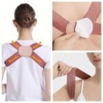 Adjustable Back Posture Trainer, Adult Invisible Posture Improvement Support Strap, Back Support And Shoulder Back Brace For Posture Support - Image 9