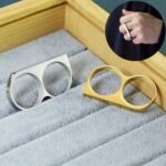 1Pc Bouncy Ring, Men'S And Women'S Accessories Double Ring Accessories For Diy Crafts, Garden Accessories And Phone Case Decorations - Multifunctional Rings For Daily Wear And Celebrations, Phone Case Decorations