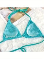 1 Pair Of Invisible Silicone Bra Pads - Reusable, Seamless Lining For Bikinis, Swimsuits & Wedding Wear | Strong Bonding, Breathable & Hypoallergenic Material | Microporous Design For Comfort Enhancement & Shape | Natural Butt Enhancement | Fashionable Swimwear Accessories, Swimsuit Enhancer - Image 4