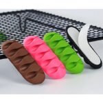 Silicone Cable Organizer With 5-Hole Design - Multi-Slot Wire Winder For Desk, Nightstand & Office - Tangle-Free Cord Management, Space-Saving Cable Storage - Durable Non-Slip Charging Cable Holder (Creative Gift Idea), Desk Organization, Compact Organizer, Sturdy Construction, Tech Enthusiasts - Image 9