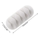 Silicone Cable Organizer With 5-Hole Design - Multi-Slot Wire Winder For Desk, Nightstand & Office - Tangle-Free Cord Management, Space-Saving Cable Storage - Durable Non-Slip Charging Cable Holder (Creative Gift Idea), Desk Organization, Compact Organizer, Sturdy Construction, Tech Enthusiasts - Image 13