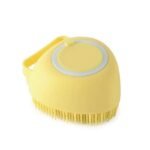 Soft Pet Bath Massage Gloves With Gentle Brush Bristles - Safe & Comfortable Dog & Cat Grooming Brush, Non-Slip Grip, Durable Plastic & Design For Sensitive Light Beige, Easy To Clean, Suitable For Puppies, Small & Large Dogs, Petsafe Material, Puppy Care - Image 11