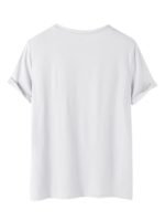 Paris Print Crew Neck T-Shirt, Short Sleeve Casual Top For Spring & Summer, Women'S Clothing - Image 2