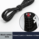 Shoelace 1 Pair Round Elastic Shoelaces Suitable For Various Shoe Accessories No Tie Shoelace Fixed Stretching Locking Lazy Laces - Image 17