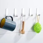 6Pcs Heavy-Duty Hooks - No Drill Installation, Space-Saving Organizer For Entryway, Bathroom, Kitchen, Closet - Holds Keys, Towels, Robes, Bags - Easy Installation With Adhesive/Screw Mounting - Durable Plastic Hooks For Home Organization & Holiday - Image 6