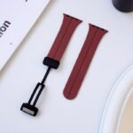 Magnetic Strap For Apple Watch Ultra 49Mm Folding Buckle Type Watch Band For Iwatch Series 8 Se 7 6 5 4 3 45Mm 41Mm 40Mm 44Mm 42Mm 38Mm Bands, Smartwatch Accessory, Wearable Tech Accessory, Modern Smartwatch Band, Sleek Watchband Design, Highquality, Comfortable Wristband, Adjustable Watchband, Gadget Lovers, Fitness Tracker Wearers - Image 19