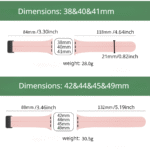 Magnetic Strap For Apple Watch Ultra 49Mm Folding Buckle Type Watch Band For Iwatch Series 8 Se 7 6 5 4 3 45Mm 41Mm 40Mm 44Mm 42Mm 38Mm Bands, Smartwatch Accessory, Wearable Tech Accessory, Modern Smartwatch Band, Sleek Watchband Design, Highquality, Comfortable Wristband, Adjustable Watchband, Gadget Lovers, Fitness Tracker Wearers - Image 2