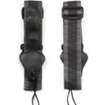 1Pc Adjustable Black Guitar Strap With Red & Blue Accents - Detachable Paddles, Comfortable Shoulder Pad For Acoustic & Electric Guitars, Secure Fit For Bass & Folk Instruments, Guitar Accessories, Musician Gear, Sleek Design, Durable Construction - Image 10