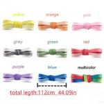 1 Pair Color Gradient Lace Flat Lace Casual Sports Shoes Accessories Can Be Used As Spare Shoelaces - Image 2