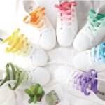1 Pair Color Gradient Lace Flat Lace Casual Sports Shoes Accessories Can Be Used As Spare Shoelaces - Image 9