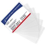 Popular Choice 10Pcs Clear Pvc Medicare Card Protector Sleeves, 12Mil Thick, Water-Resistant, Easy Insert Design For New Medicare Cards, Credit & Business Cards - Transparent - Image 3