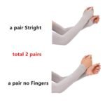 2 Pairs Cooling Arm Sleeves, Unisex Polyester Knit Fabric, Uv Protection, Sun Protection, Hand Washable, Pull-On Design For Sports, Running, Fishing, Cycling, Skiing - Image 11
