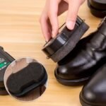 1Pc Creative Portable Shoe Polish Double-Sided Shoe Rubbing Sponge Shoe Cleaner Colorless Decontamination Leather Shoe Cleaning Brush With Shoe Polish Shoe Rubbing - Image 2