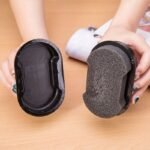 1Pc Creative Portable Shoe Polish Double-Sided Shoe Rubbing Sponge Shoe Cleaner Colorless Decontamination Leather Shoe Cleaning Brush With Shoe Polish Shoe Rubbing - Image 6