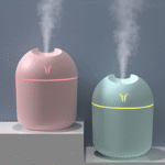 Aroma Diffuser & Humidifier With Cold Mist, Night Light & Essential Oils - Quiet Operation, Auto Shut-Off, Compact Diffuser For Home, Car, Bedroom, Plants - Diffuser Humidifier For -Like (No Filter Replacement