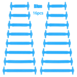 16Pcs Silicone Elastic Laces, No-Tie Fashion Sports Shoelaces, Quick & Easy Installation, Durable Replacement For Sneakers, Design - Image 9