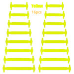 16Pcs Silicone Elastic Laces, No-Tie Fashion Sports Shoelaces, Quick & Easy Installation, Durable Replacement For Sneakers, Design - Image 11