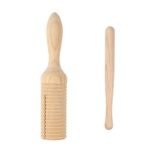 Fun And Educational Wooden Sound Tube - Single-Threaded Ring Percussion Cylinder With Croak Frog Barrel Design Eid Al-Adha Mubarak - Image 4