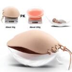 Invisible Stick-On Lift Bra, Strapless Strappy Push Up Self-Adhesive Bra, Women'S Lingerie Accessories Sticky Bra,Strapless Sticky Bra Open Back Bra Invisible Bra Silicone Nipple Cover Women'S Push Up Bra - Image 4