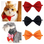 Chic Adjustable Pet Bow Tie Collar - Durable Polyester, Fits Small To Large Dogs & Cats - Image 16