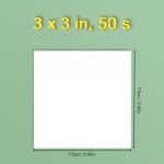50/150 Sheets Sticky Note, Transparent Sticky Note Pads For Notepads Journal, School Stationery Supplies, Office Supplies, 1Pack/3Pack - Image 11