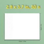 50/150 Sheets Sticky Note, Transparent Sticky Note Pads For Notepads Journal, School Stationery Supplies, Office Supplies, 1Pack/3Pack - Image 13