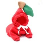 Cute Fruit Design Dog Hoodie - Winter Warm Fleece Pet Clothes For Dogs Christmas Gift - Image 2