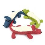 1Pc Durable Crocodile-Shaped Interactive Plush Toy For Dogs - Satisfies Natural Chewing Instinct, Provides Mental Stimulation, And Encourages Active Play - Soft, Textured, And Squeaky Design For Endless Fun - Image 12