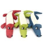 1Pc Durable Crocodile-Shaped Interactive Plush Toy For Dogs - Satisfies Natural Chewing Instinct, Provides Mental Stimulation, And Encourages Active Play - Soft, Textured, And Squeaky Design For Endless Fun - Image 11