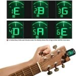 Guitar Tuner, Clip On Tuner For Guitar/Bass/Violin/Ukulele,Auto Power Off/One Button Operation/At-01A - Image 4