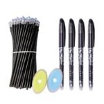 1 Pack Erasable Gel Pen Set, Erasable Pens + Refills + Erasers 0.5Mm Erasable Pen Office School Stationery - Image 2