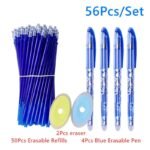 1 Pack Erasable Gel Pen Set, Erasable Pens + Refills + Erasers 0.5Mm Erasable Pen Office School Stationery - Image 4