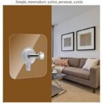 10Pcs Self-Adhesive Wall Hooks, 5.9Kg Capacity, No Nails Needed For Hanging Pictures & More