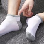 10/20/30Pairs Men'S Fashion Color Block Low Cut Ankle Socks, Breathable Comfy Sweat Absorption Socks, Men'S Socks - Image 14