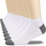 10/20/30Pairs Men'S Fashion Color Block Low Cut Ankle Socks, Breathable Comfy Sweat Absorption Socks, Men'S Socks - Image 3