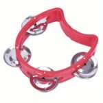 1Pc Adult Tambourine With 4 Bells - Heavy-Duty Abs Construction, Portable Handheld Percussion Instrument For Live Performances, Concerts, Parties - Compatible With Drum Sets & Keyboards - Available In Red, Green, Blue, Yellow, Black - Ideal For Beginners & Professionals, Party Music, Vibrant Colors, Durable Construction, Musical Accessory, Professional Musicians - Image 9