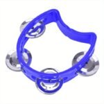 1Pc Adult Tambourine With 4 Bells - Heavy-Duty Abs Construction, Portable Handheld Percussion Instrument For Live Performances, Concerts, Parties - Compatible With Drum Sets & Keyboards - Available In Red, Green, Blue, Yellow, Black - Ideal For Beginners & Professionals, Party Music, Vibrant Colors, Durable Construction, Musical Accessory, Professional Musicians - Image 3
