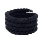 1 Pair Thick Twisted Rope Shoelaces, Material, Anti-Pilling, Non-Slip, Easy To Tie, For High-Top Sneakers, Hiking Shoes, Athletic Casual Footwear, Canvas Shoes, Hightop Sneaker Accessories | Decorative Laces | Durable Shoelaces, Shoe Accessories - Image 3