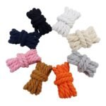 1 Pair Thick Twisted Rope Shoelaces, Material, Anti-Pilling, Non-Slip, Easy To Tie, For High-Top Sneakers, Hiking Shoes, Athletic Casual Footwear, Canvas Shoes, Hightop Sneaker Accessories | Decorative Laces | Durable Shoelaces, Shoe Accessories - Image 5