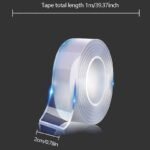 Reusable Washable Double-Sided Tape - Invisible Strong Hold For Home Organization, Kitchen & Bath, Christmas Decorations, Halloween Props | Black Friday Deal - Image 8